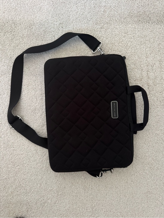 Marc Jacobs Handbags - Marc Jacobs Quilted Black Laptop Case with Adjustable Strap